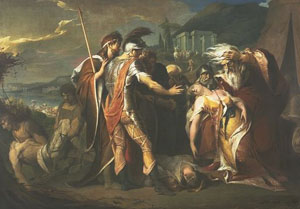 KING LEAR WEAPING OVER THE DEAD BODY OF CORDELIA, 1786